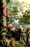 Paolo  Veronese the mystic marriage of st. oil painting